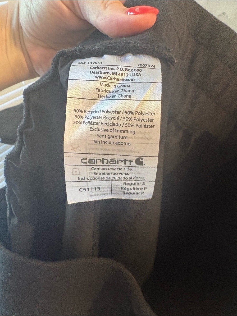 Carhartt Black Pocket Tee - Black - Picture 3 of 3